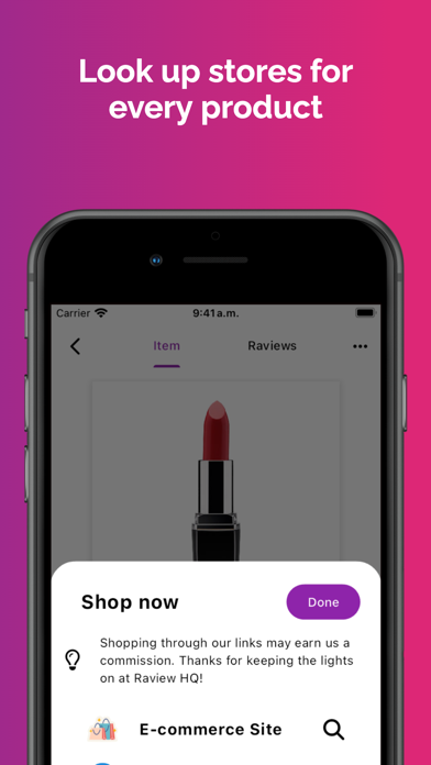 Raview iPhone screenshot 9 - Shopping app