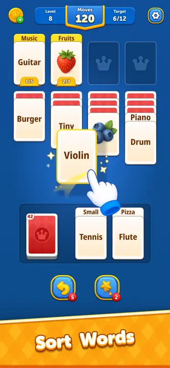 Word Match: Card Solitaire screenshot 1