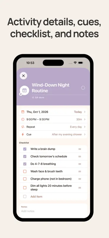 KeepCue: Day Planner, Routines screenshot 4 of 8