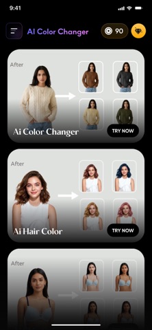 AI Color Changer : AI Recolor iPhone screenshot