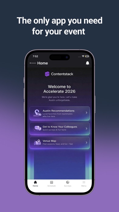 Screenshot #1 pour Contentstack Events