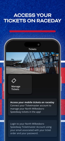 North Wilkesboro Speedway iPhone screenshot