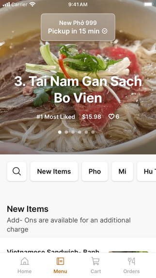 New Pho 999 app screenshot 2