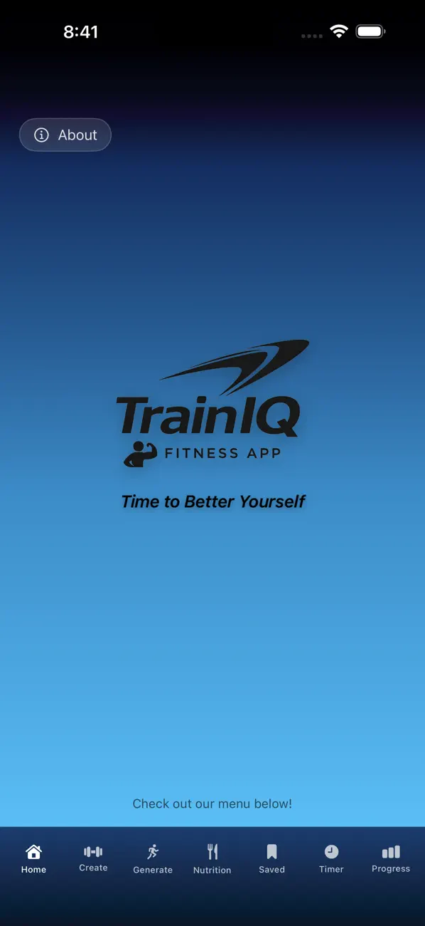 Screenshot #1 pour TIQ Fitness