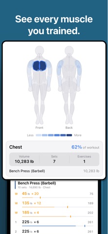 Beast: Workout Tracker Gym Log iPhone screenshot