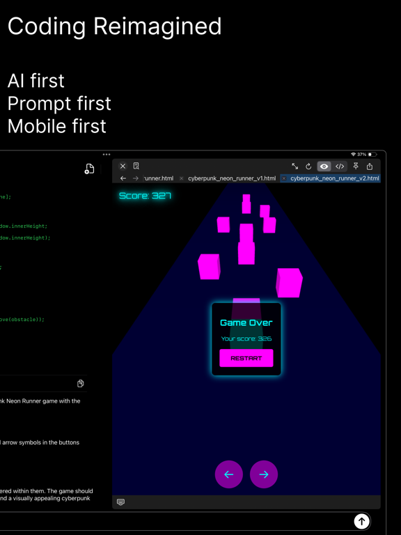 Hivemind AI Chat & Coding iPad screenshot 5 - Productivity app