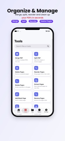 PDF أدوات iPhone screenshot