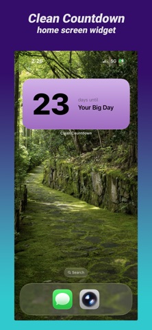 Clean Countdown Widget Screenshot 3 of 4