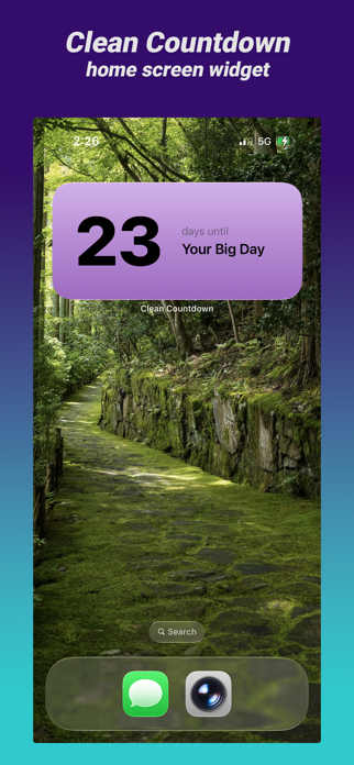 Clean Countdown Widget Screenshot 3 of 4