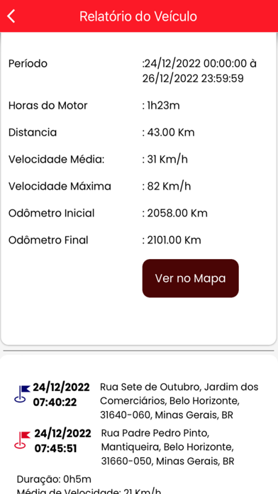 ITraker Rastreamento Screenshot