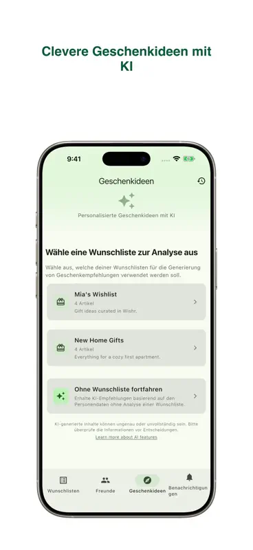 Wishr: Geschenkideen & Liste screenshot 4 of 8