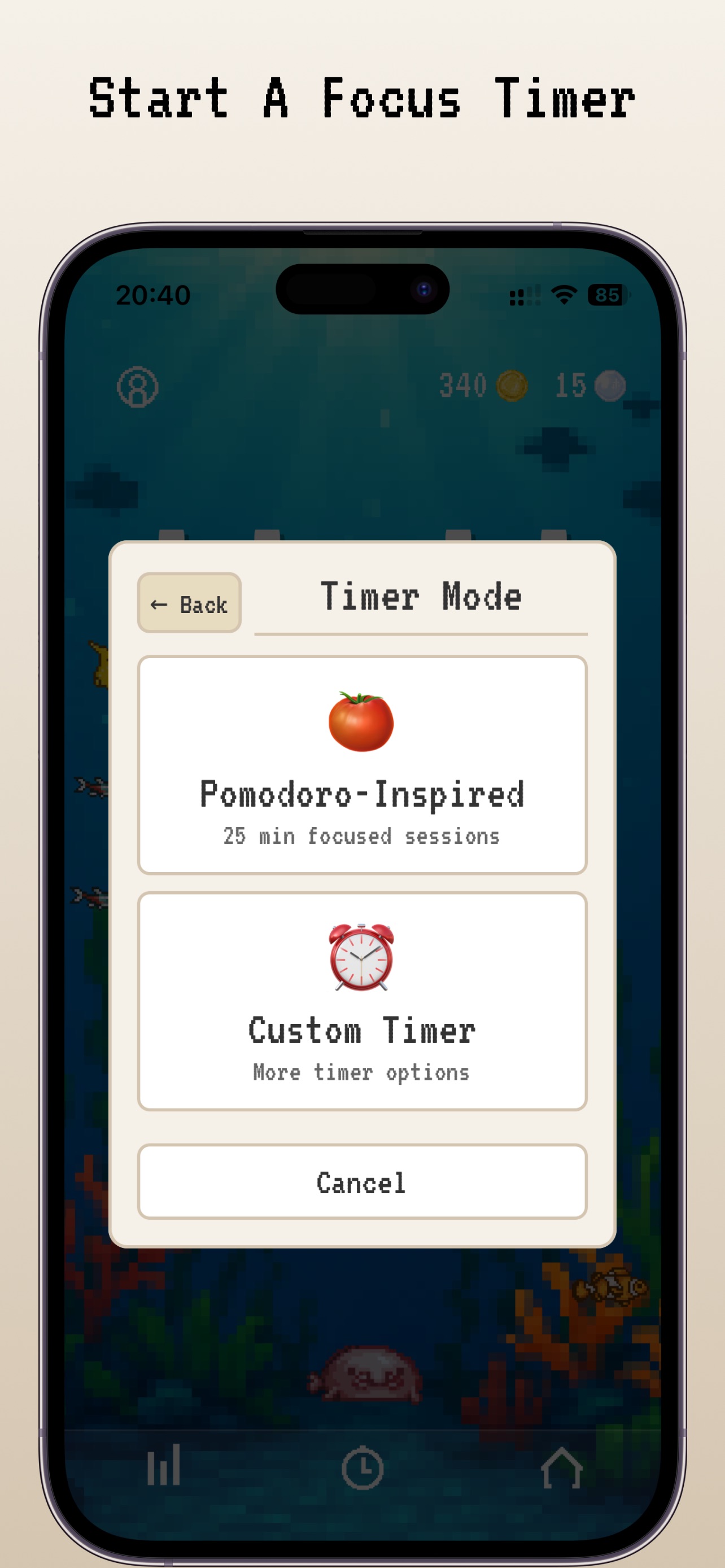 Blobodoro - Pomodoro Timer screenshot 2