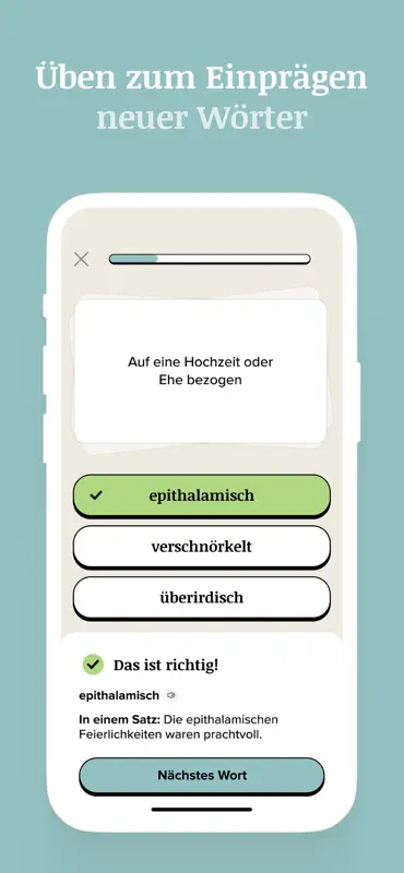 Vocabulary - Wörter lernen screenshot 4 of 10