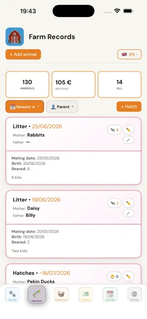 Farm Records – BreedTrack screenshot 3