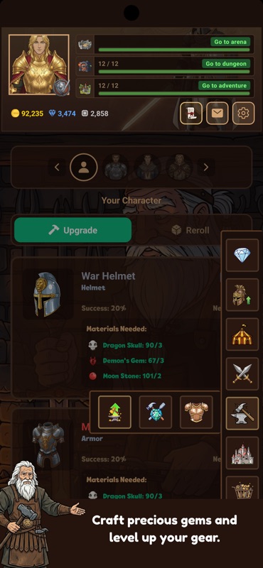 Gladia2: Old School Text RPG screenshot 5