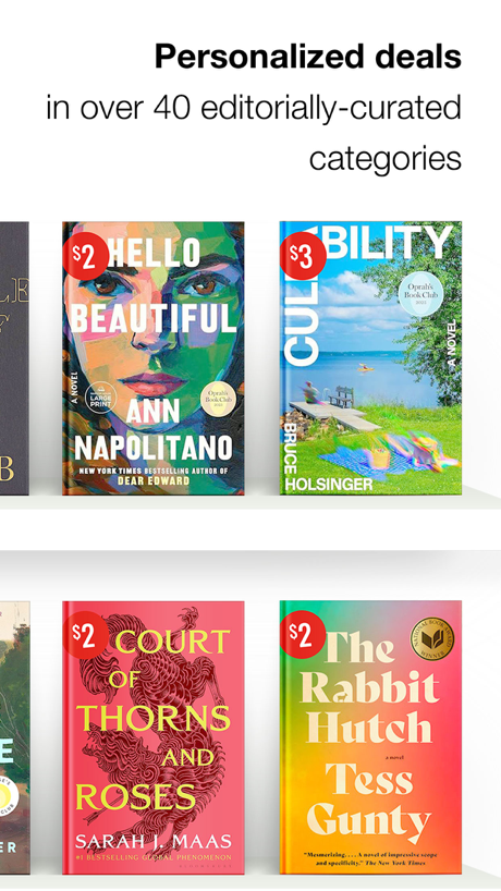 BookBub App Store screenshot 3