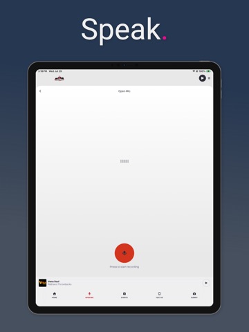 Central City Radio iPad screenshot