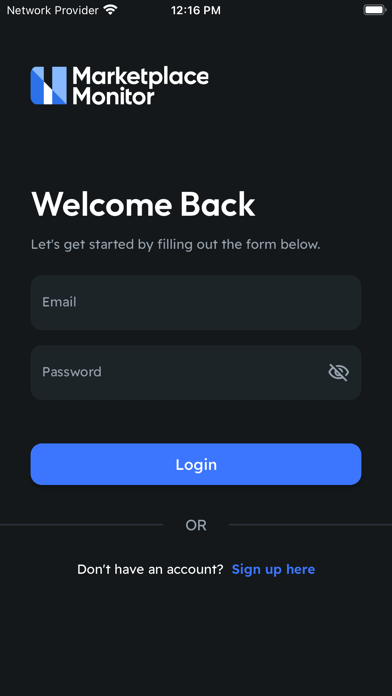 Marketplace Monitor Screenshot