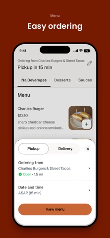 Charlie's Burgers and Street iPhone screenshot