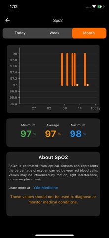 HealthyPi Move screenshot