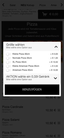 Tonis Pizzeria screenshot