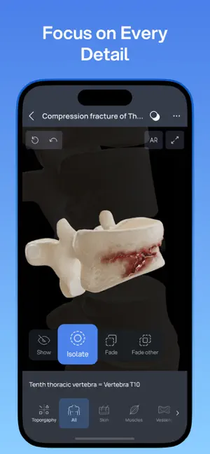 VOKA 3D Anatomy & Physiology iPhone screenshot 6