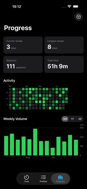 Feint Interval Trainer screenshot 4
