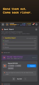 Idle Guild: Dungeon TEXT RPG screenshot