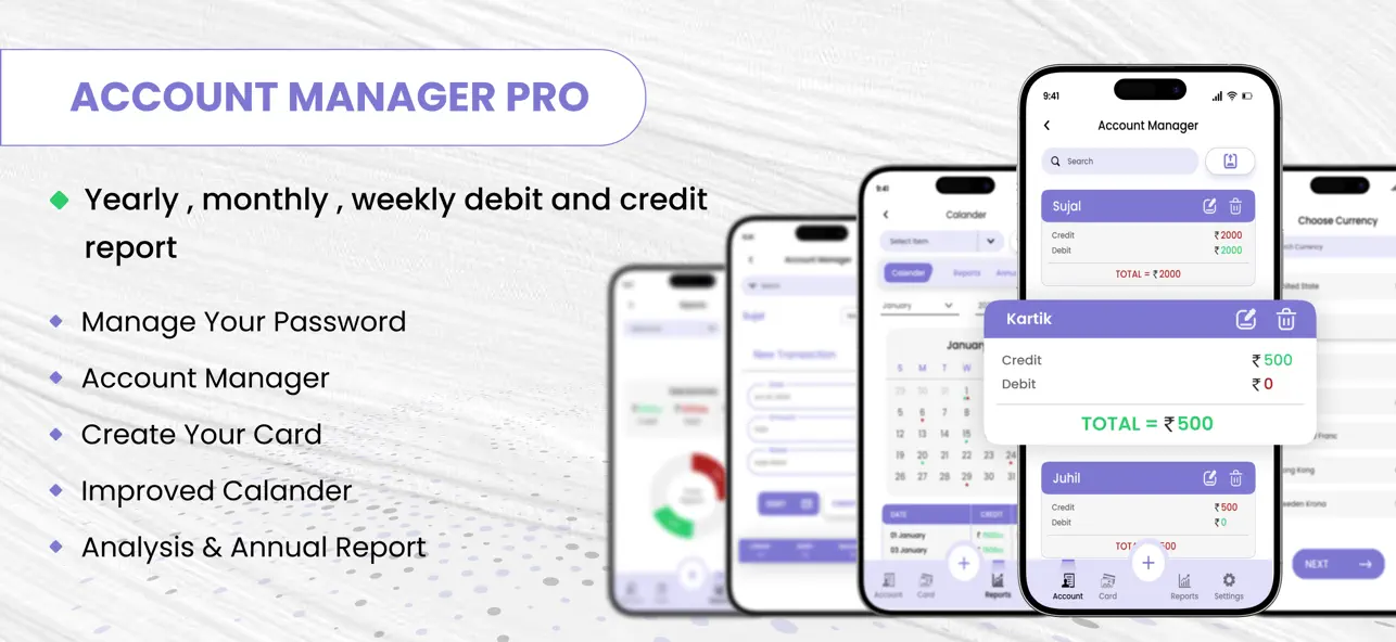 Screenshot #1 pour Account Manager Pro
