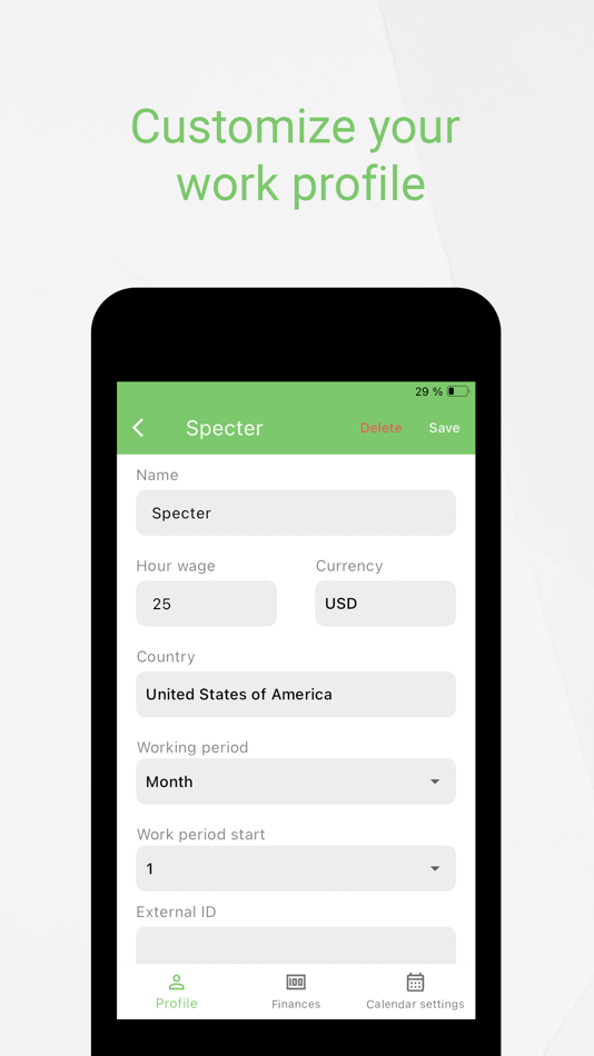 #6. Working Timer - Timesheet (iOS) 由: Specter Interactive