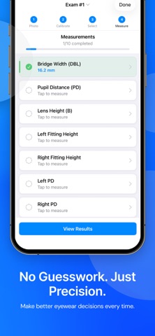 OptoExpert: AI Lens Measure iPhone screenshot
