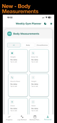 Weekly Gym Planner screenshot