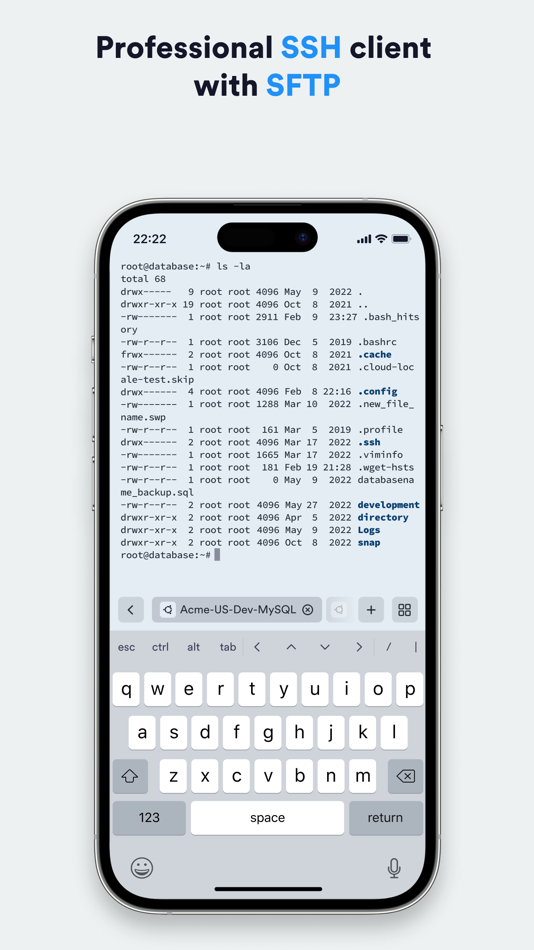 #1. Termius - Modern SSH Client (iOS) 게시자: Termius Corporation