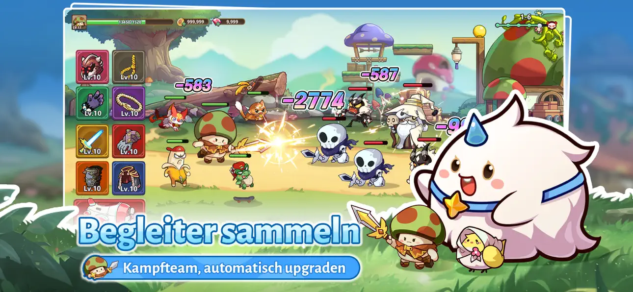 Legend of Mushroom iOS Mod IPA screenshot 3 - iOS game interface