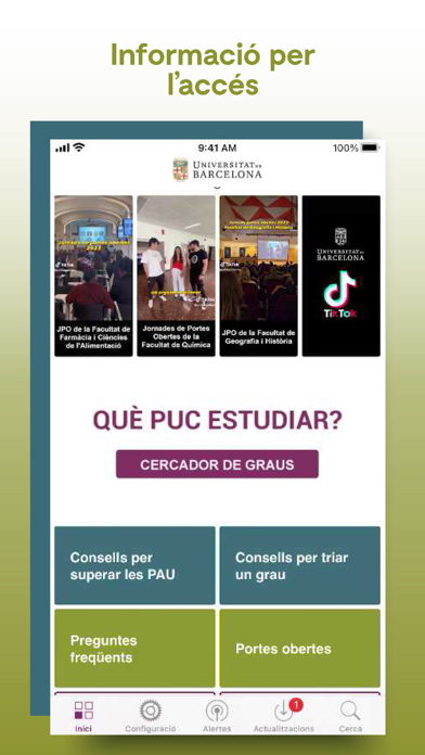 TriaUB | Accés a la Uni Screenshot