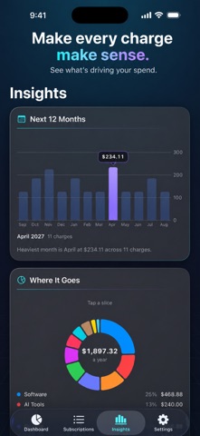 Subvanta: Subscription Tracker Screenshot 1 of 7