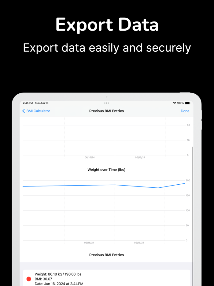 BMI Calculator  Tracker