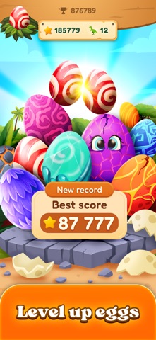 Dino Eggs Merge・Suika & Match iPhone screenshot