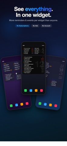 Reminders & Calendar Widget のスクリーンショット