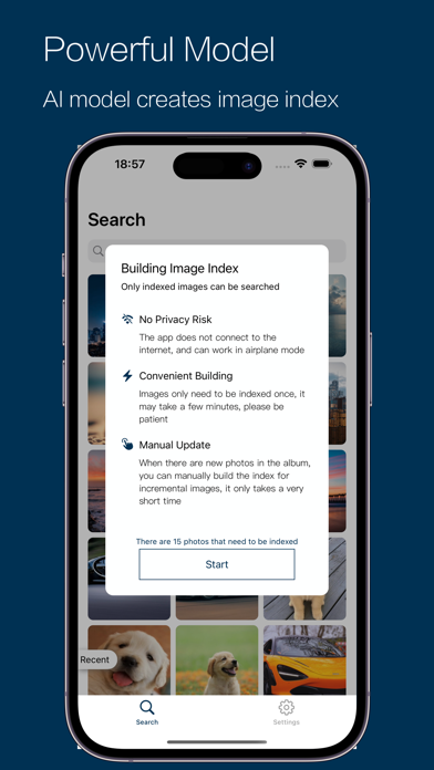 AI Photo Searcher - Simphoto Screenshot