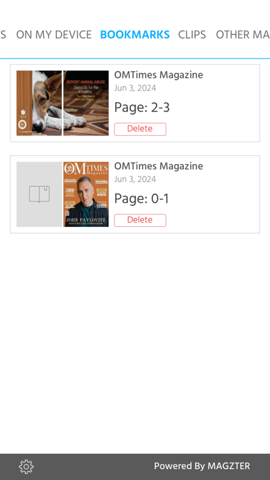 OMTimes Magazine Screenshot