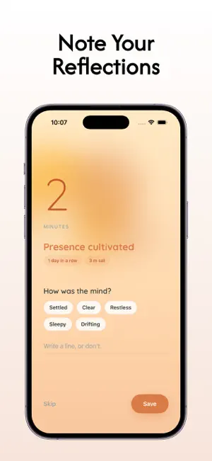 Silent Meditation Timer Anatta screenshot 2