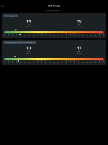 Barcelona Airport Flight Info iPad screenshot