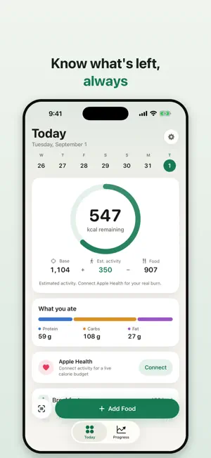 Calorie Deficit & Food Diary screenshot 1