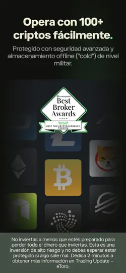 Captura de pantalla de EToro: Trading E Inversión en iPhone 4