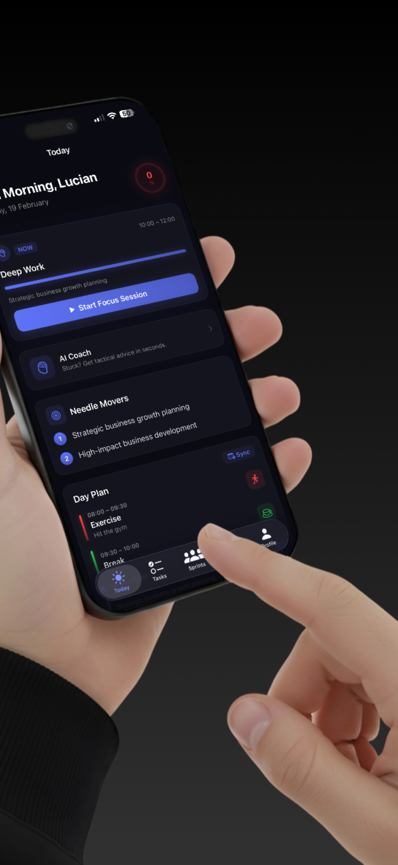 Execution Coach: Day Planner screenshot 2