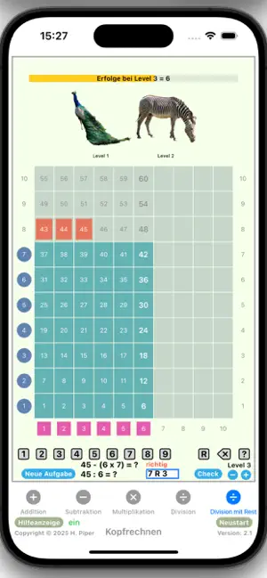 Mental Arithmetic mobil screenshot 3