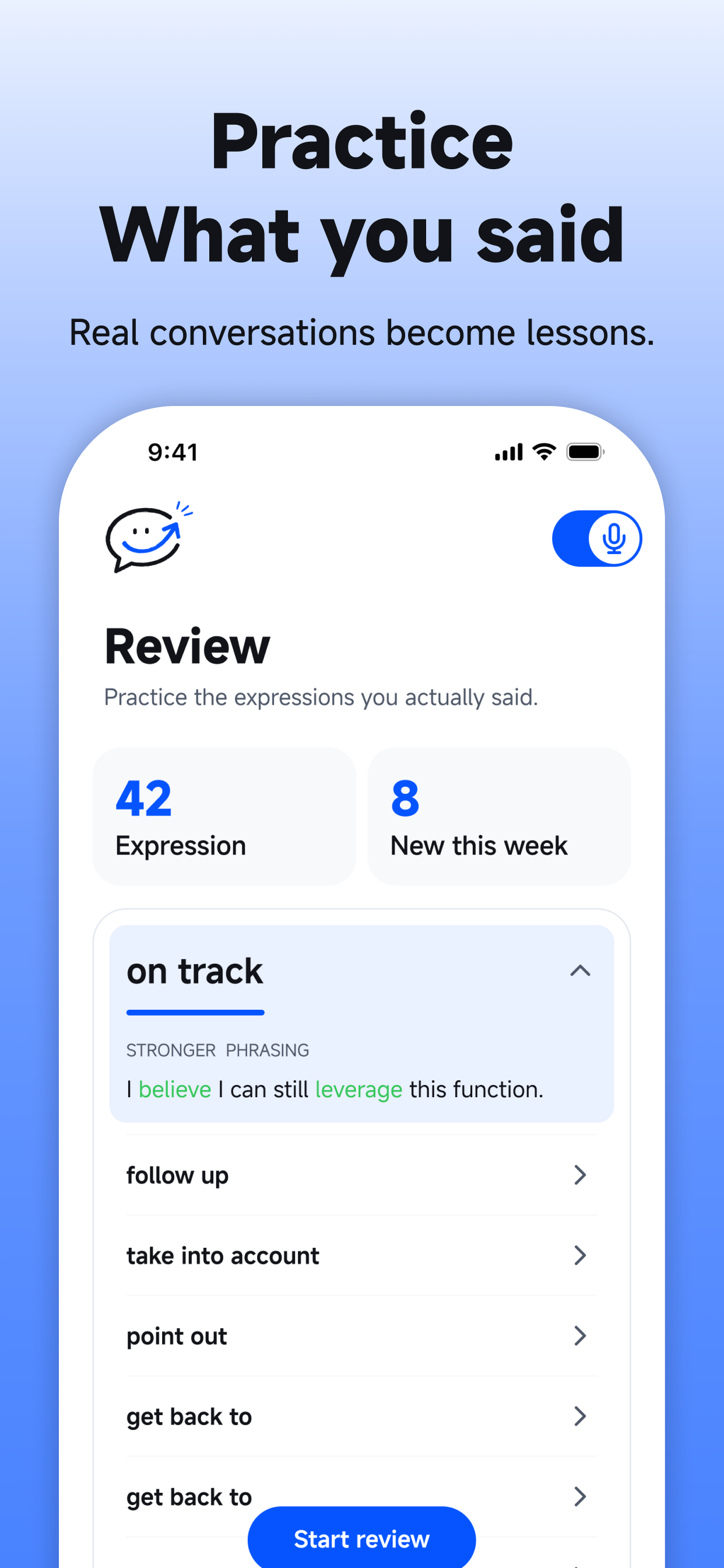 ElevTalk: Speak, Send, Improve