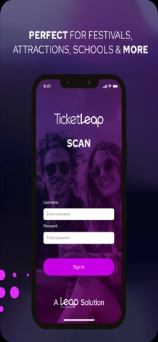 TicketLeap Scan-Event Check-In iPhone screenshot