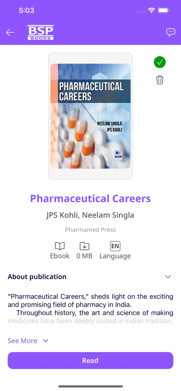 Screenshot #3 pour BSPBooks - Pharmamed & BSP